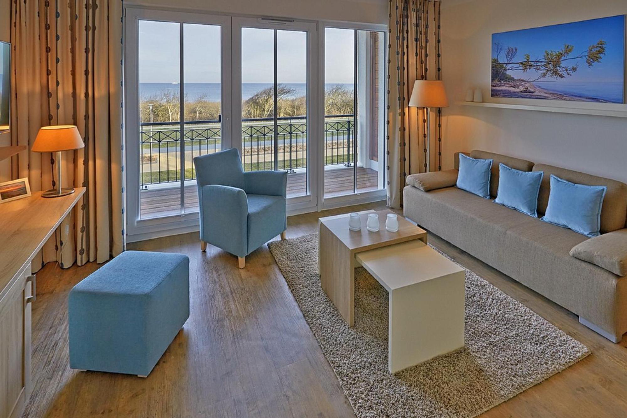 Aparthotel Waterkant Suites - Fewos Am Meer Mit Spa Börgerende-Rethwisch 客房 照片